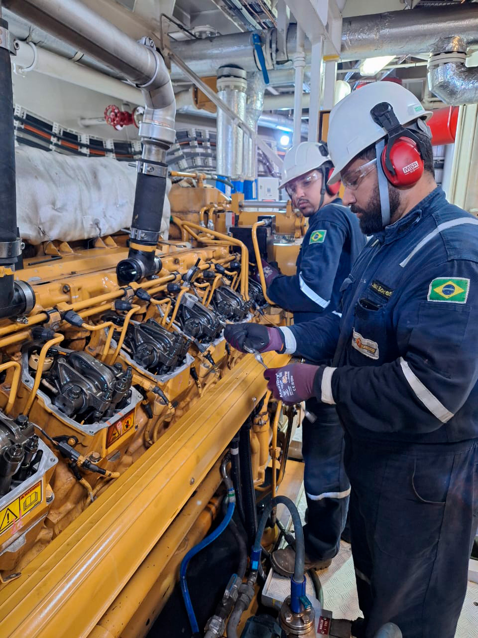 Manutenção Motor a bordo